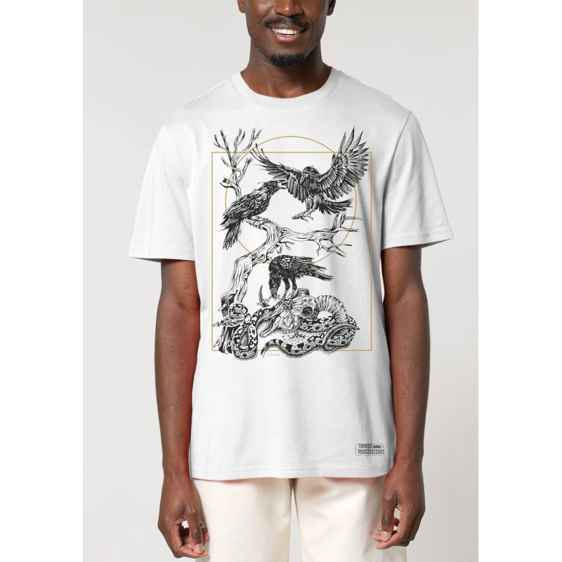 T-shirt: Ravens white